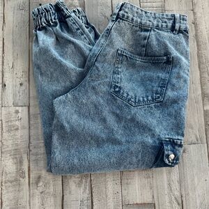 VENUS Light Blue Denim Joggers